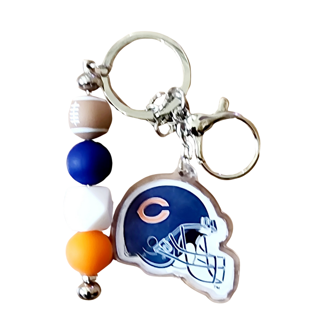 Beaded NFL Teams Keychains | Football Fans | Beaded Keychain