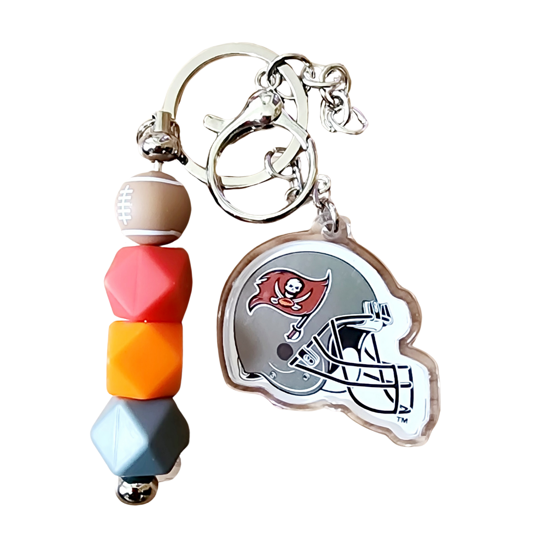 Beaded NFL Teams Keychains | Football Fans | Beaded Keychain