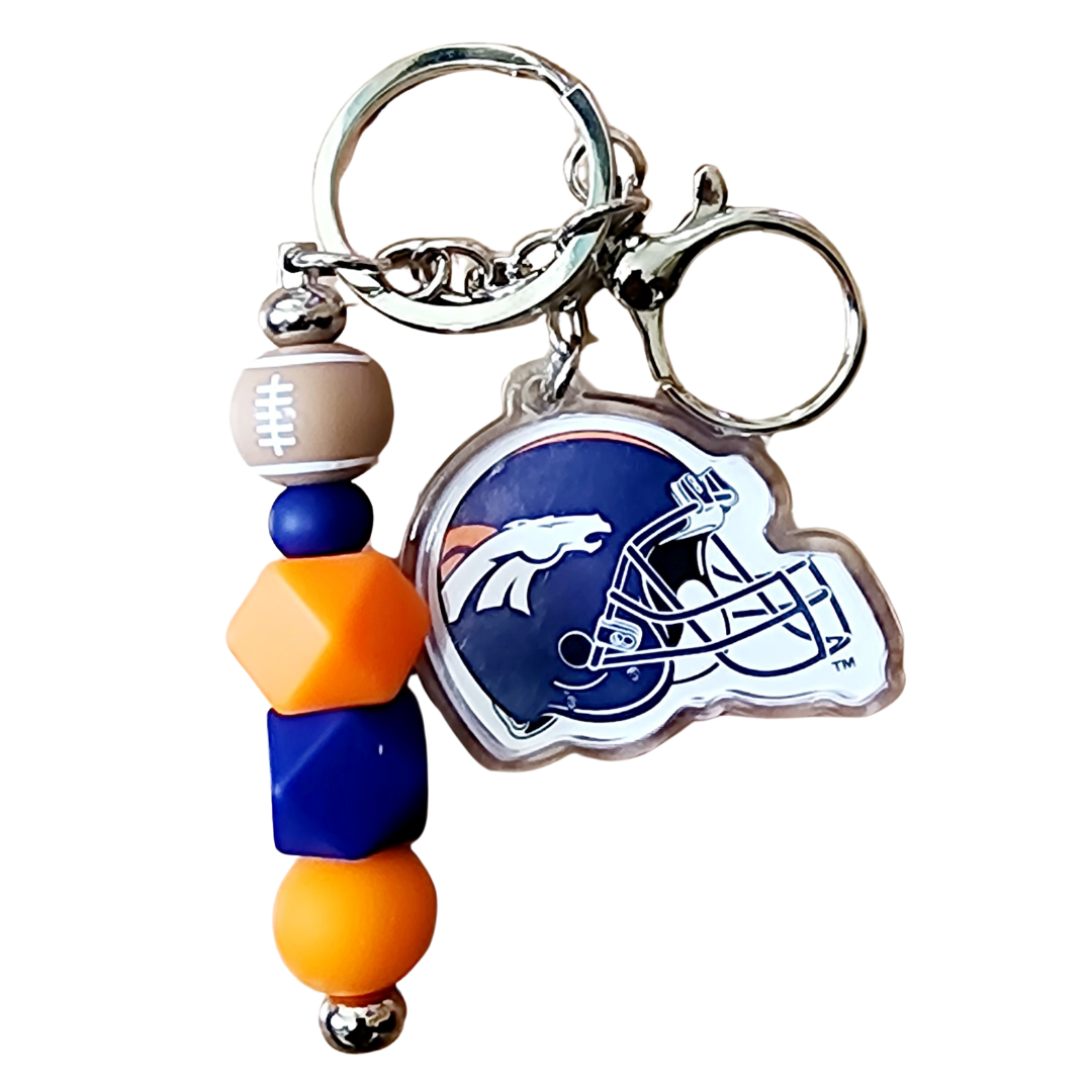 Beaded NFL Teams Keychains | Football Fans | Beaded Keychain