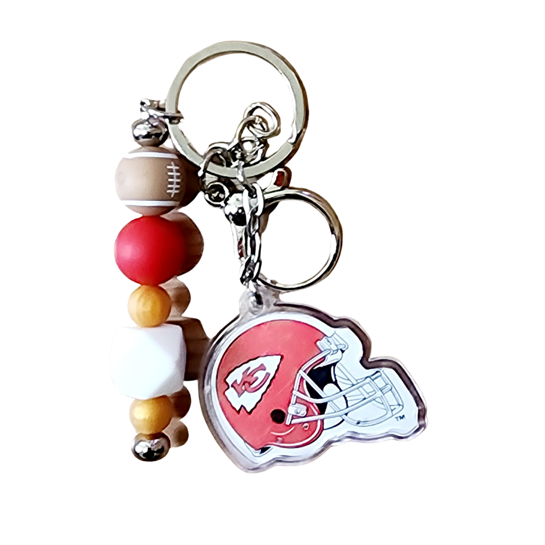 Beaded NFL Teams Keychains | Football Fans | Beaded Keychain