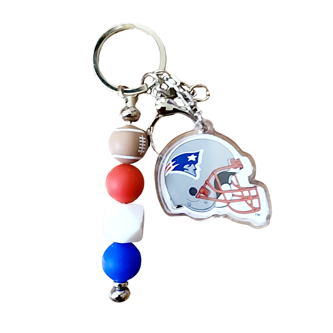 Beaded NFL Teams Keychains | Football Fans | Beaded Keychain