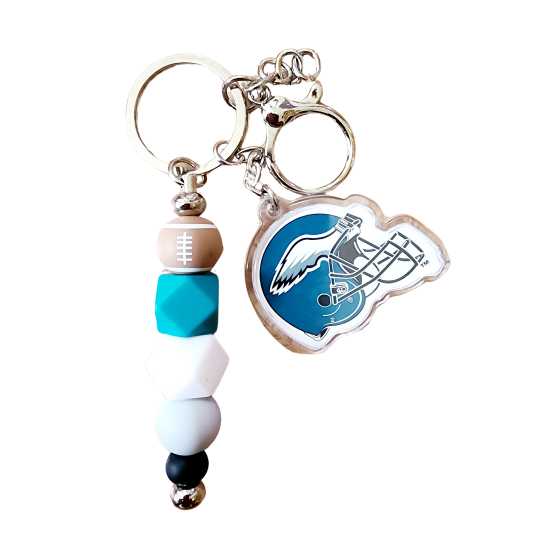 Beaded NFL Teams Keychains | Football Fans | Beaded Keychain