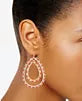 Crystal Double Oval Earrings