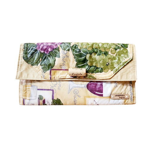 Cork and Wine Clutch | Handmade Clutch | Envelope Clutch | RePURPOSEd Originals