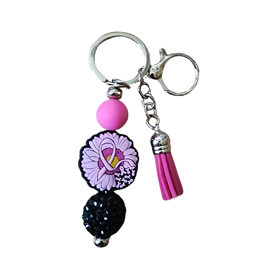 Breast Cancer Awareness Keychains | Breast Cancer Support | October Awareness