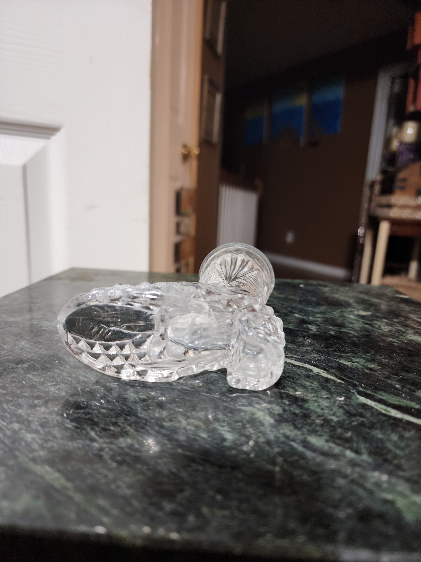 Glass Boot | Boot Figurine | Glass Shoe (Treasures Pre-Owned)