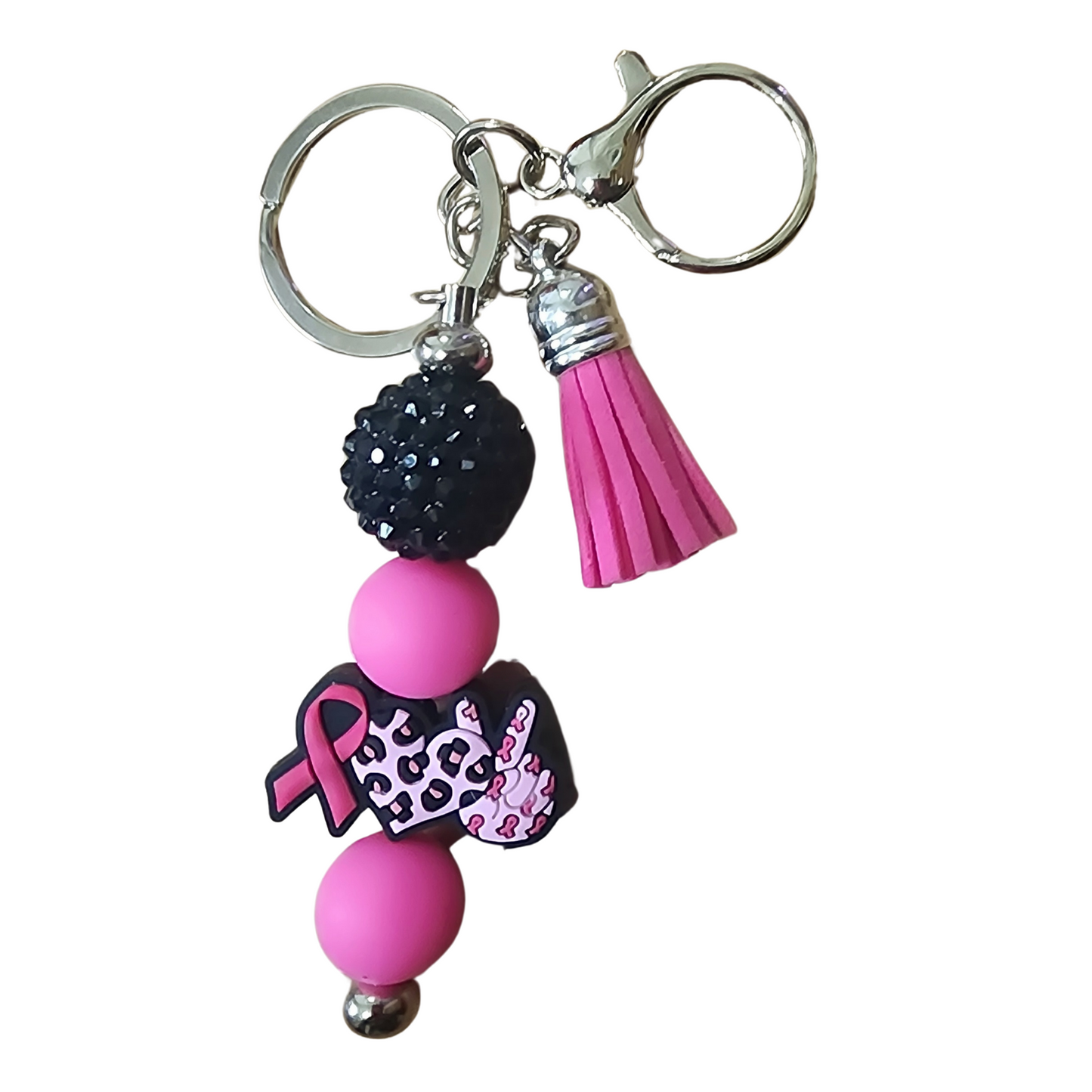 Breast Cancer Awareness Keychains | Breast Cancer Support | October Awareness